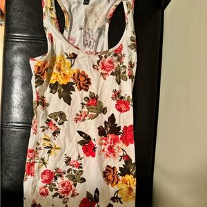 Flowery mini dress